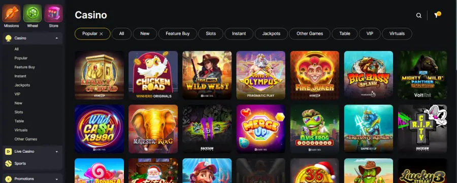 Winhero casino